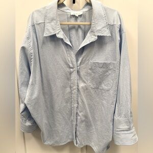 Blue pin stripe shirt